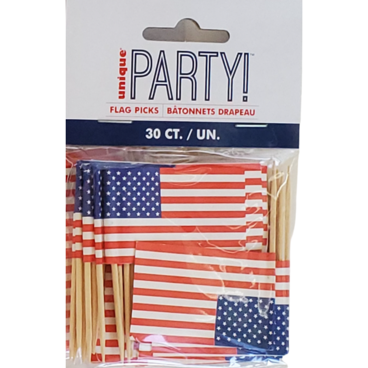 US Flag Picks, 30 count