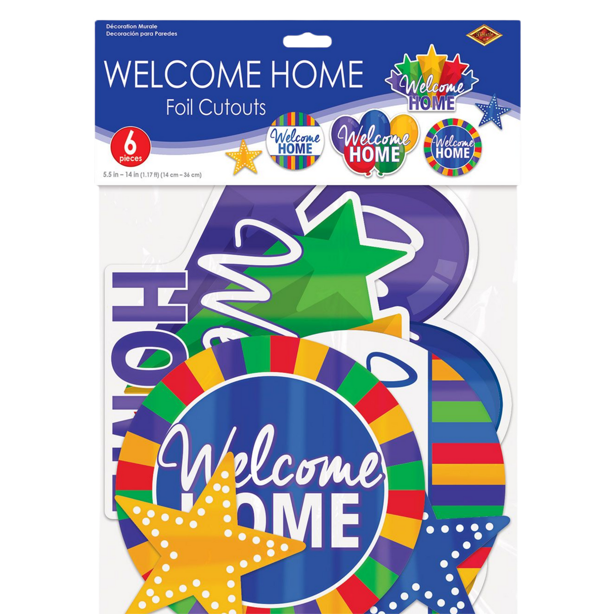 Welcome Home Cutouts, 6 pieces